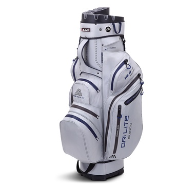 Time For Golf - vše pro golf - Big MAX cart bag dri lite silencio 2 organizer stříbrno tmavě modré