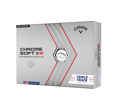 Time For Golf - vše pro golf - Callaway balls Chrome Soft TRIPLE TRACK X LS 22 4-plášťové 12ks