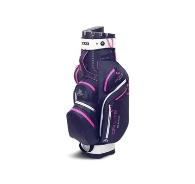 Time For Golf - vše pro golf - Big MAX cart bag dri lite silencio 2 organizer tmavě modro růžová