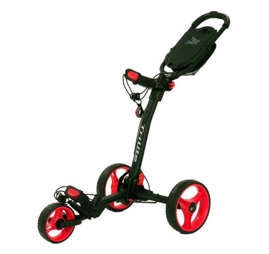 Time For Golf - vše pro golf - AXGLO TRILITE golfový vozík, černý s červenými koly
