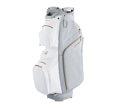 Time For Golf - vše pro golf - TaylorMade bag na vozík Kalea Gold šedá bílá