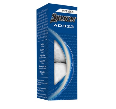 TimeForGolf - Srixon golfové míče AD333 bílé 3Ks
